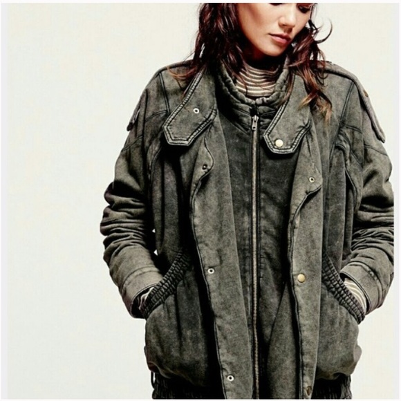 Free People Jackets & Blazers - New Free People Breakfast Club Moto Jacket Coat